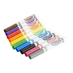 Plumones Gruesos 10 Piezas Crayola